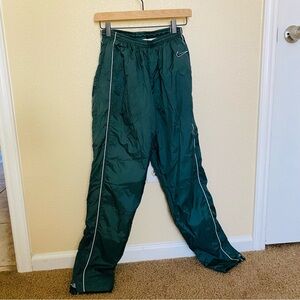Nike Dark Green Athletic Track Pants